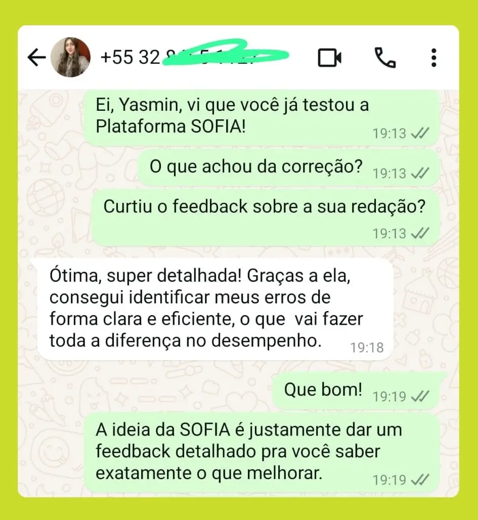 Feedback Sofia
